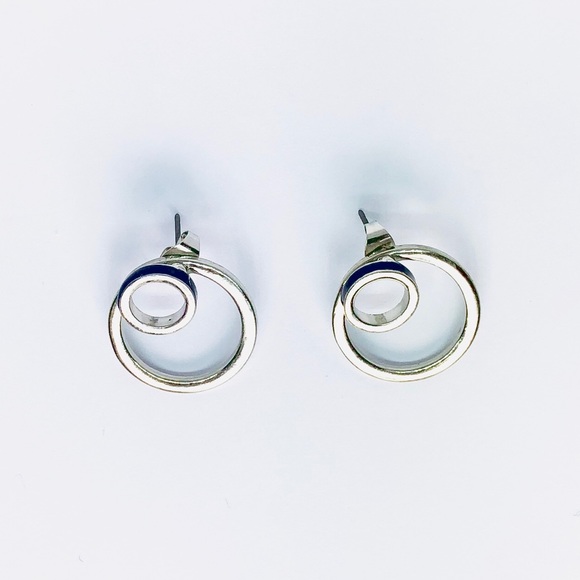 Kate Stylist Jewelry - New! Silver Hoop Layered Studs Earrings